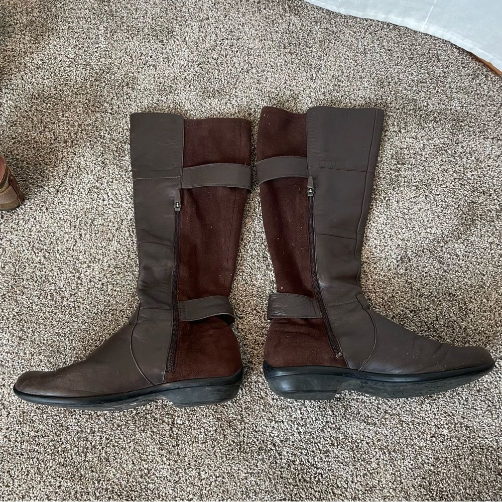 Dansko Odessa Brown Leather Knee High Boots - sz 40 - Picture 4 of 9